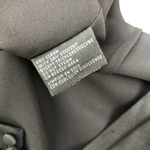 Anne Klein | Dresses | Anne Klein Silk Dress Embellished Black NWOT - Picture 3 of 9